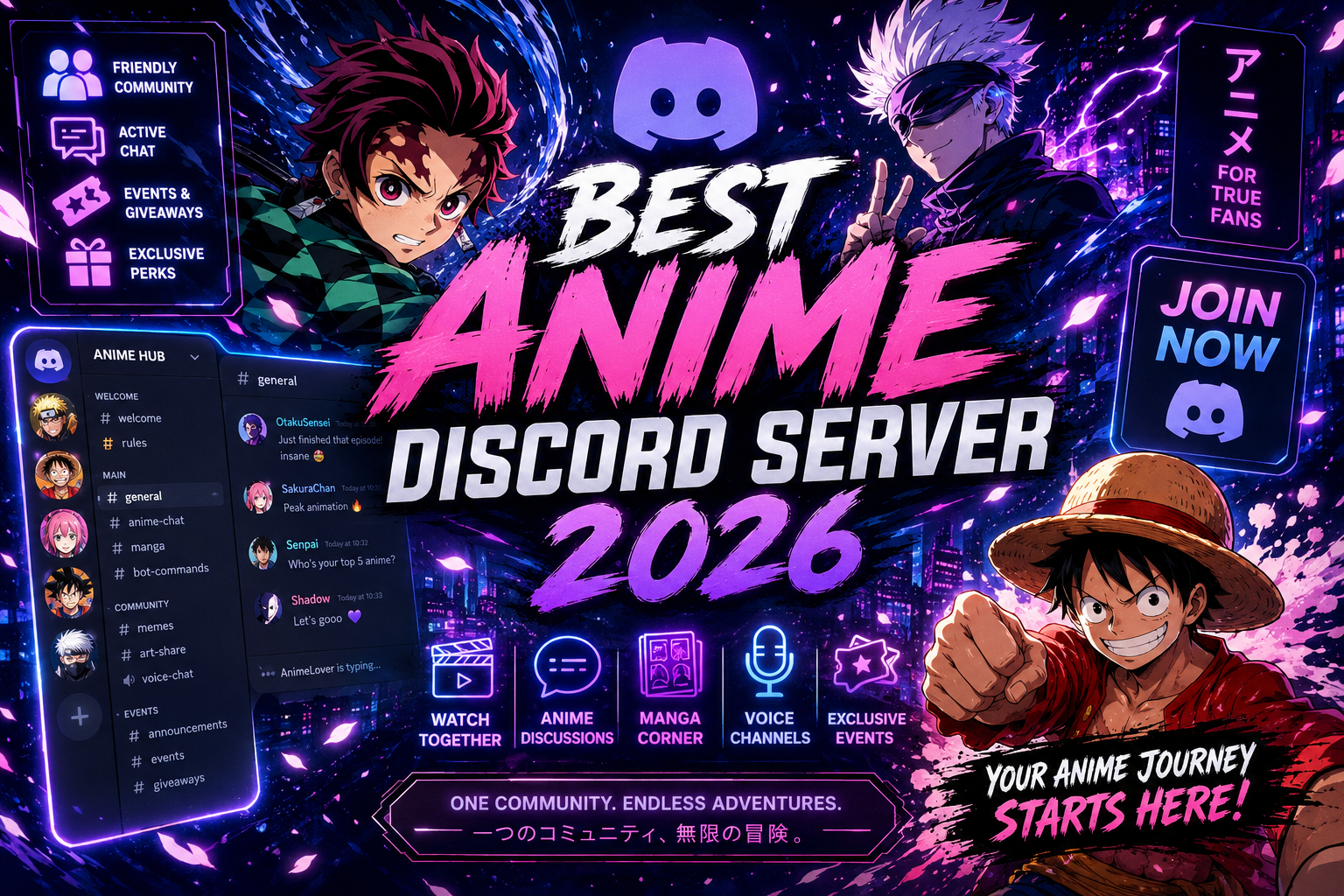 Best Anime Discord Servers in 2026: Top 5 Communities to Join