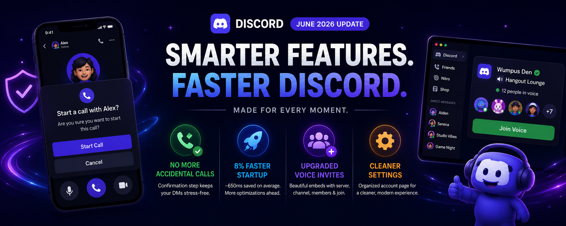 Discord’s June 2026 Update: Accidental Call Prevention and Faster Load Times
