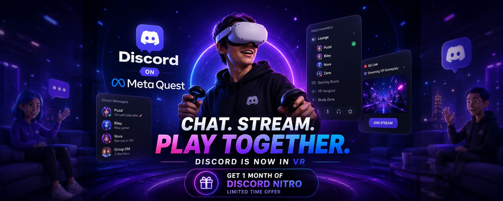 Discord on Meta Quest: How to Chat and Stream in VR