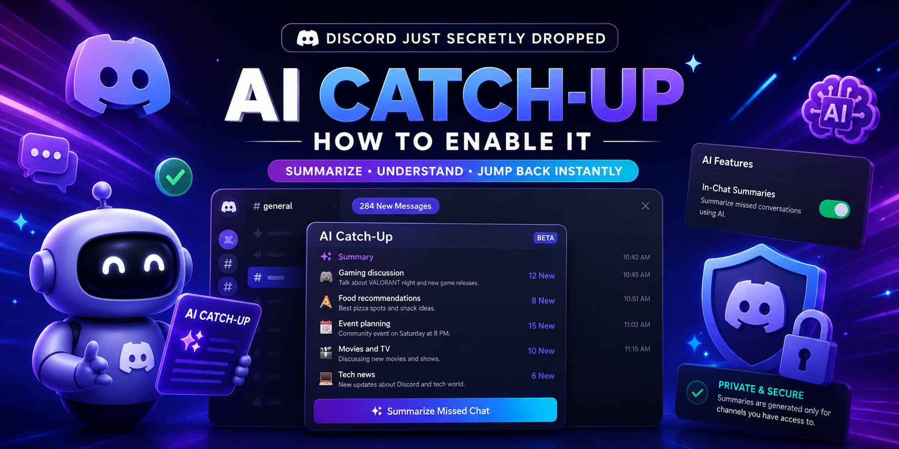 Discord Just Secretly Dropped "AI Catch-Up" for All Servers: How to Enable It