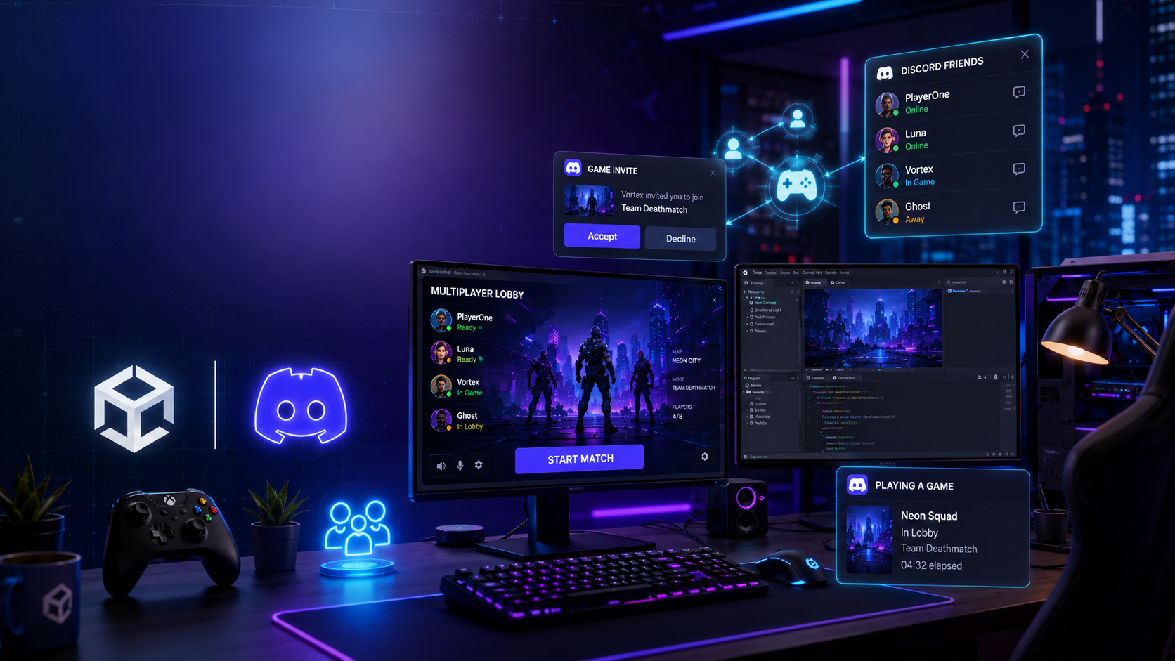 How to Add Discord Friends & Invites to Your Unity Game