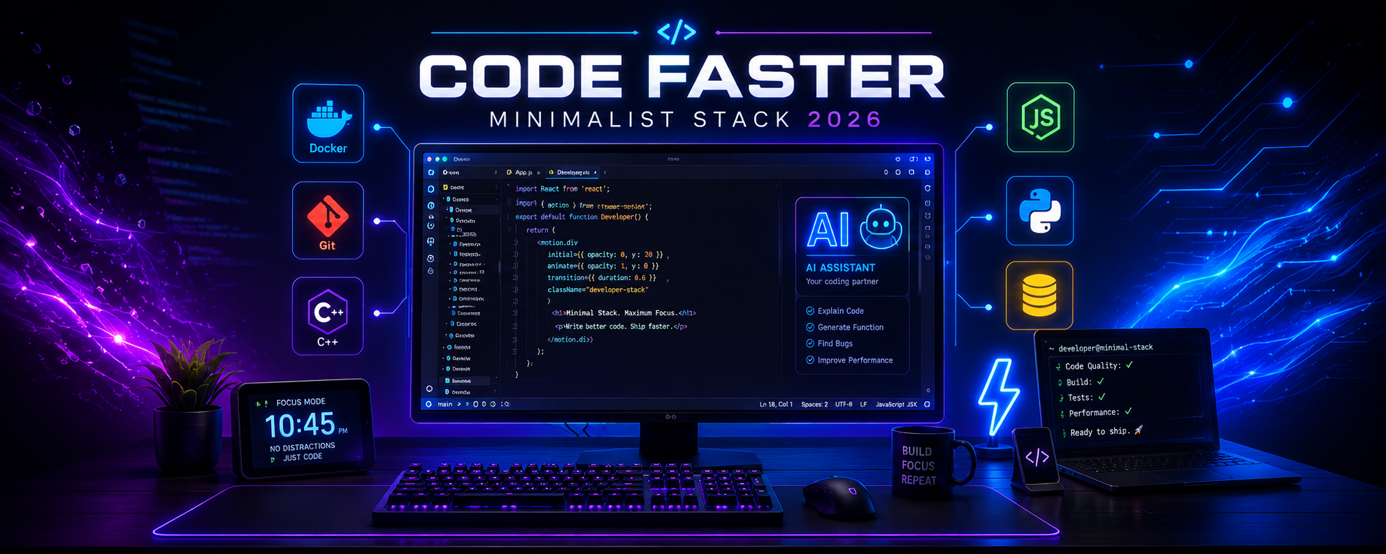 The 2026 Minimalist Developer Stack: How to Code Faster and Ditch the Bloat