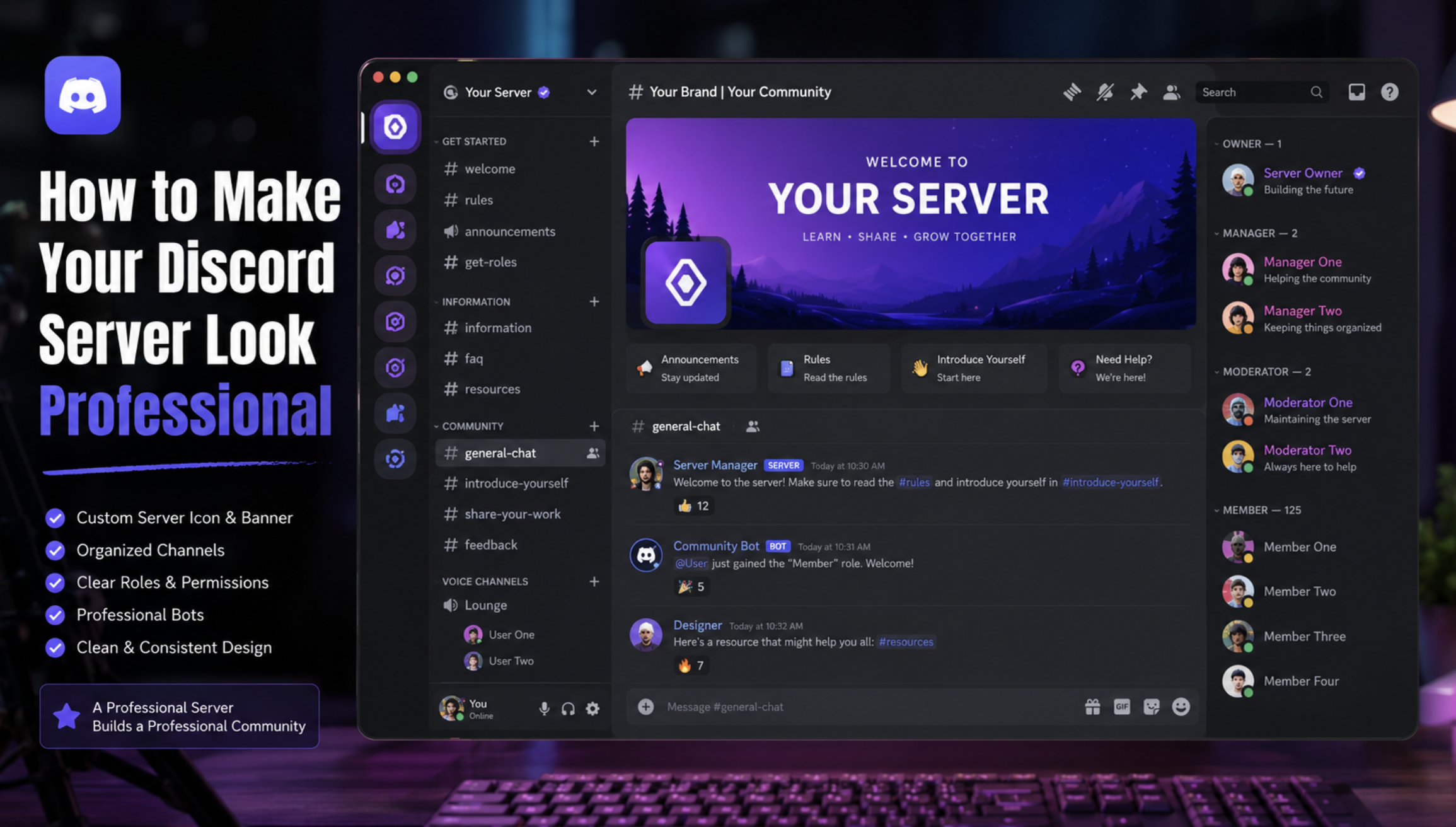 How to Make Your Discord Server Look Professional