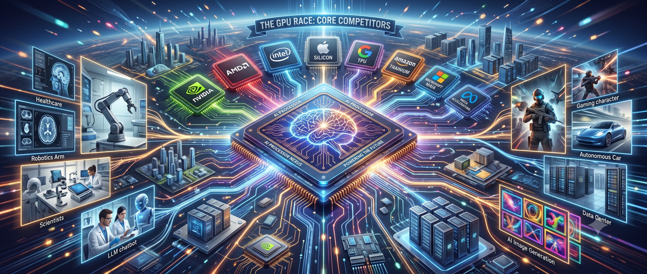 AI Chips & the GPU Race: How NVIDIA, AMD, Intel, and Custom AI Chips Are Shaping the Future
