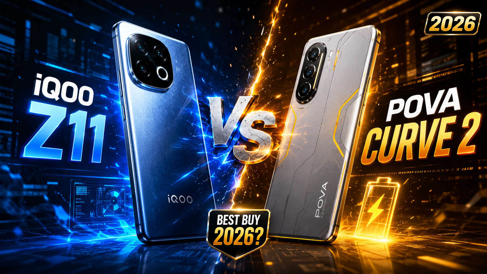 iQOO Z11 vs Tecno Pova Curve 2 5G: Which Phone Should You Buy in 2026?