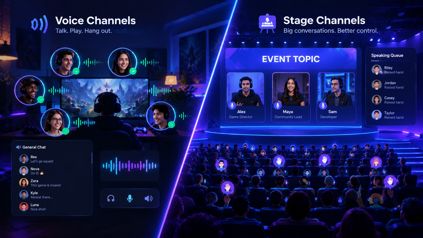 Discord Stage Channels vs Voice Channels: Structuring Massive Server Events