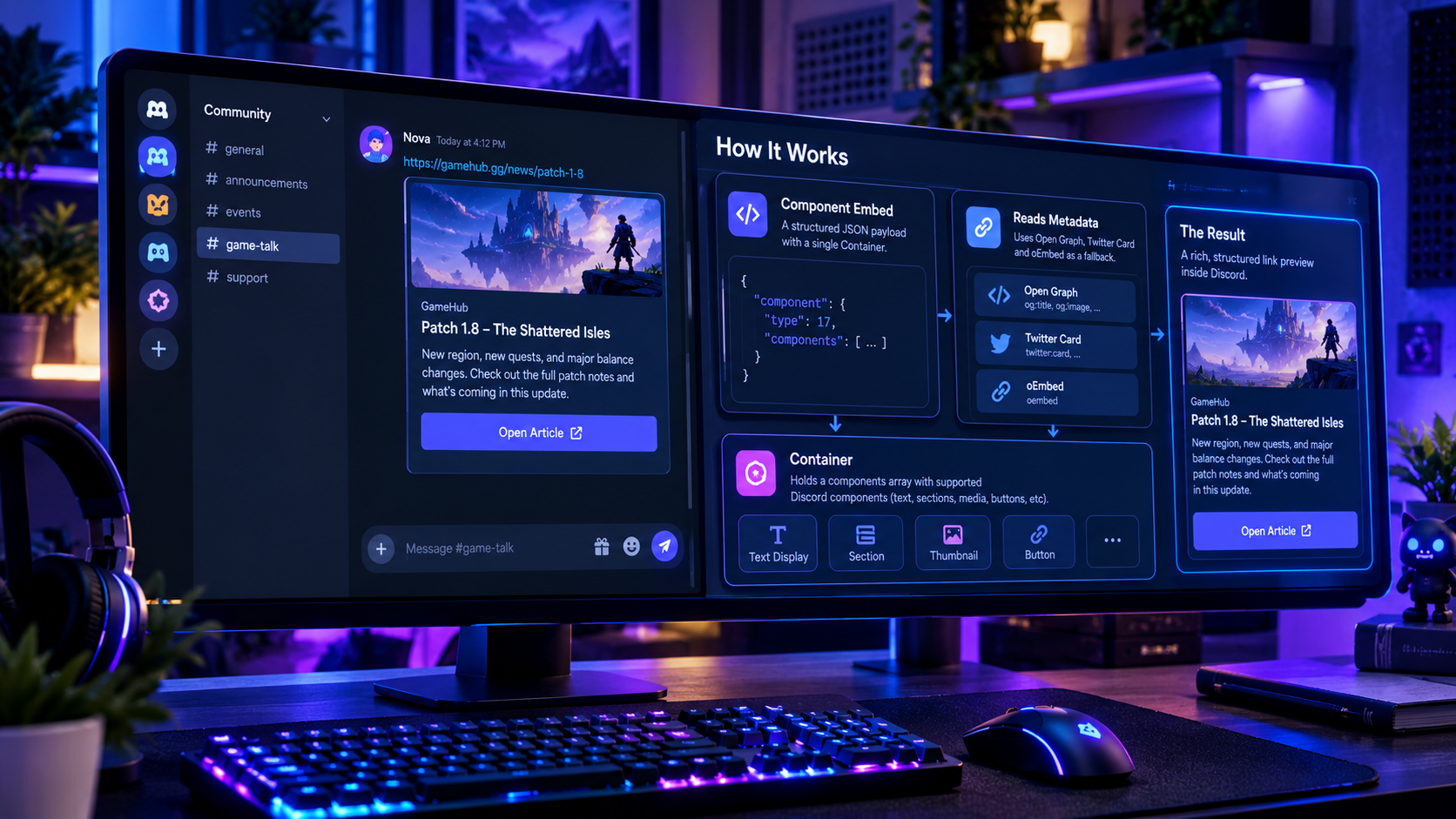 Link Previews Get an Overhaul: Understanding Discord's New Component Embeds